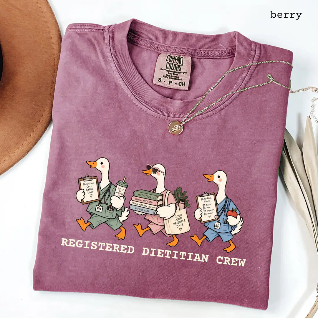 Comfort Colors 1717 T-shirt with Registered Dietitian design alternate view view 4