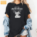 Hex The Patriarchy Comfort Colors T-Shirt alternate product view in Black.