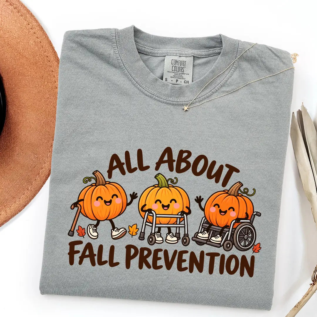 Comfort Colors 1717 T-shirt with Fall Prevention Nurse design alternate view view 8