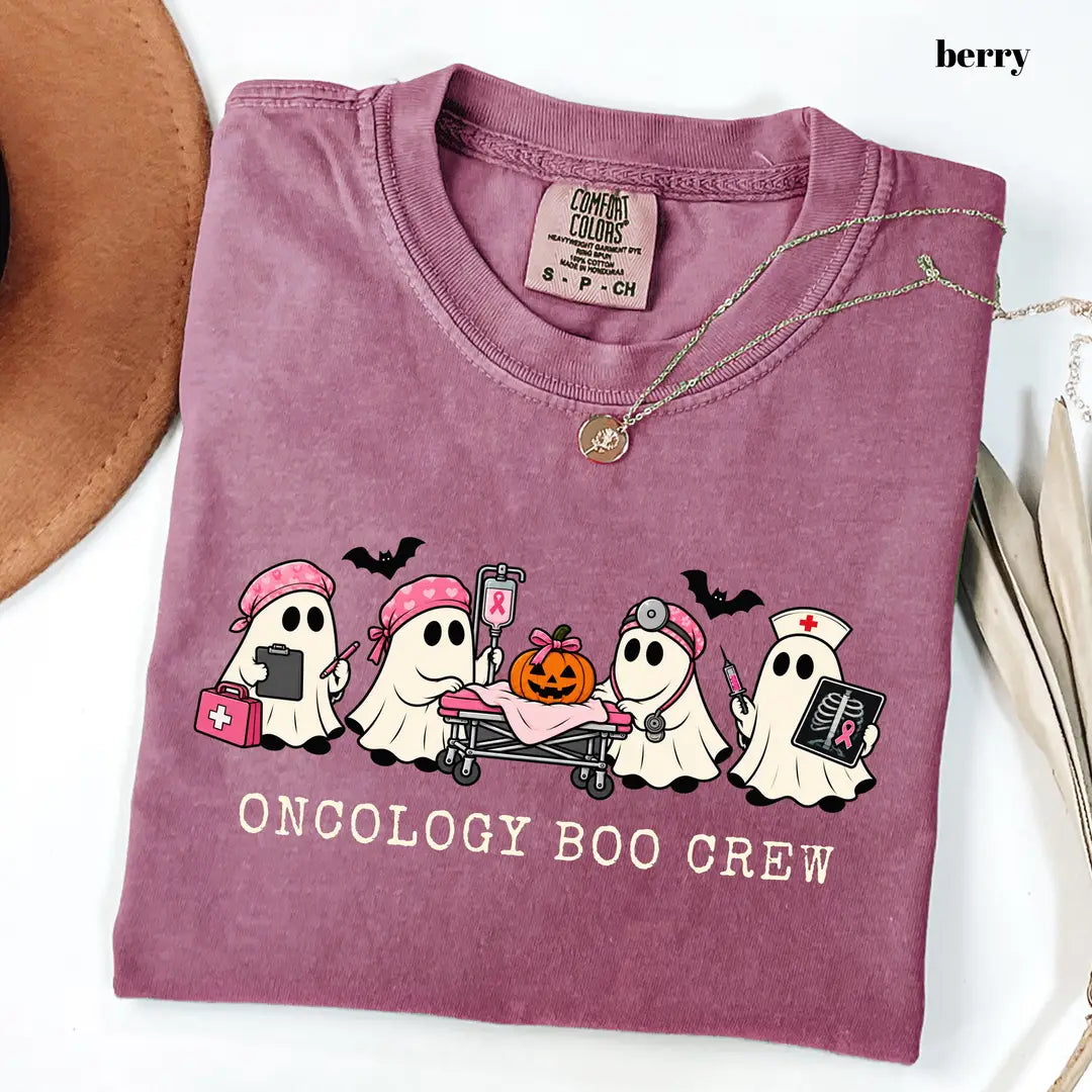 Comfort Colors 1717 T-shirt with Oncology Nurse Halloween design alternate view view 4