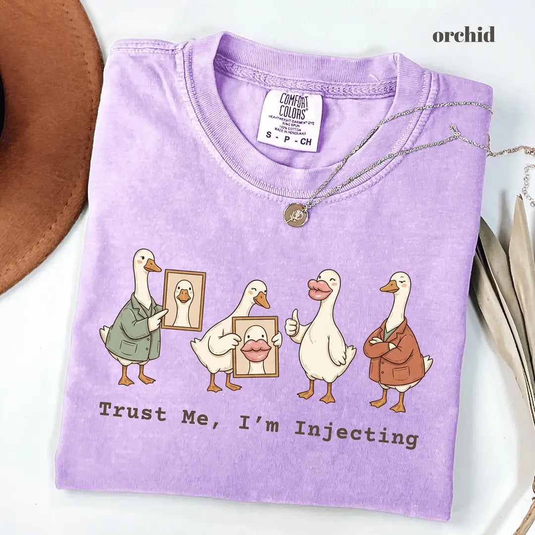 Comfort Colors 1717 T-shirt with Trust Me Im Injecting design alternate view view 4