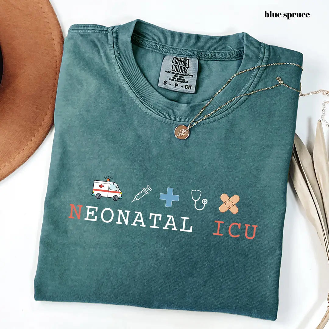 Comfort Colors 1717 T-shirt with NICU Nurse design alternate view view 5