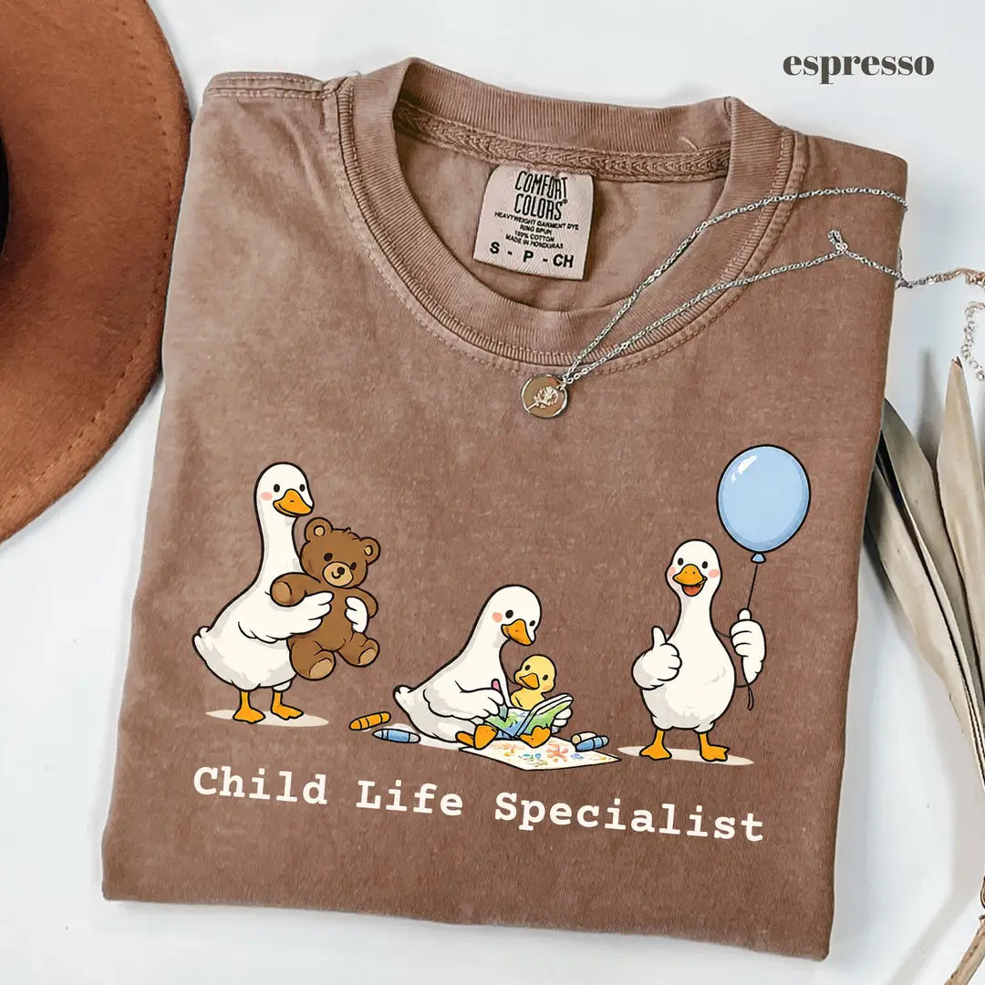 Comfort Colors 1717 T-shirt with Child Life Specialist design alternate view view 3