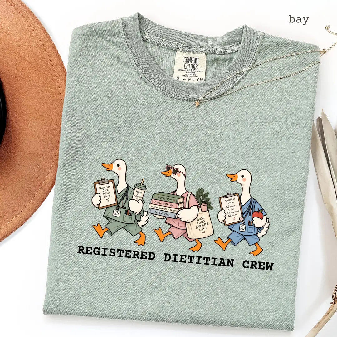 Bay Comfort Colors 1717 T-shirt with Registered Dietitian design