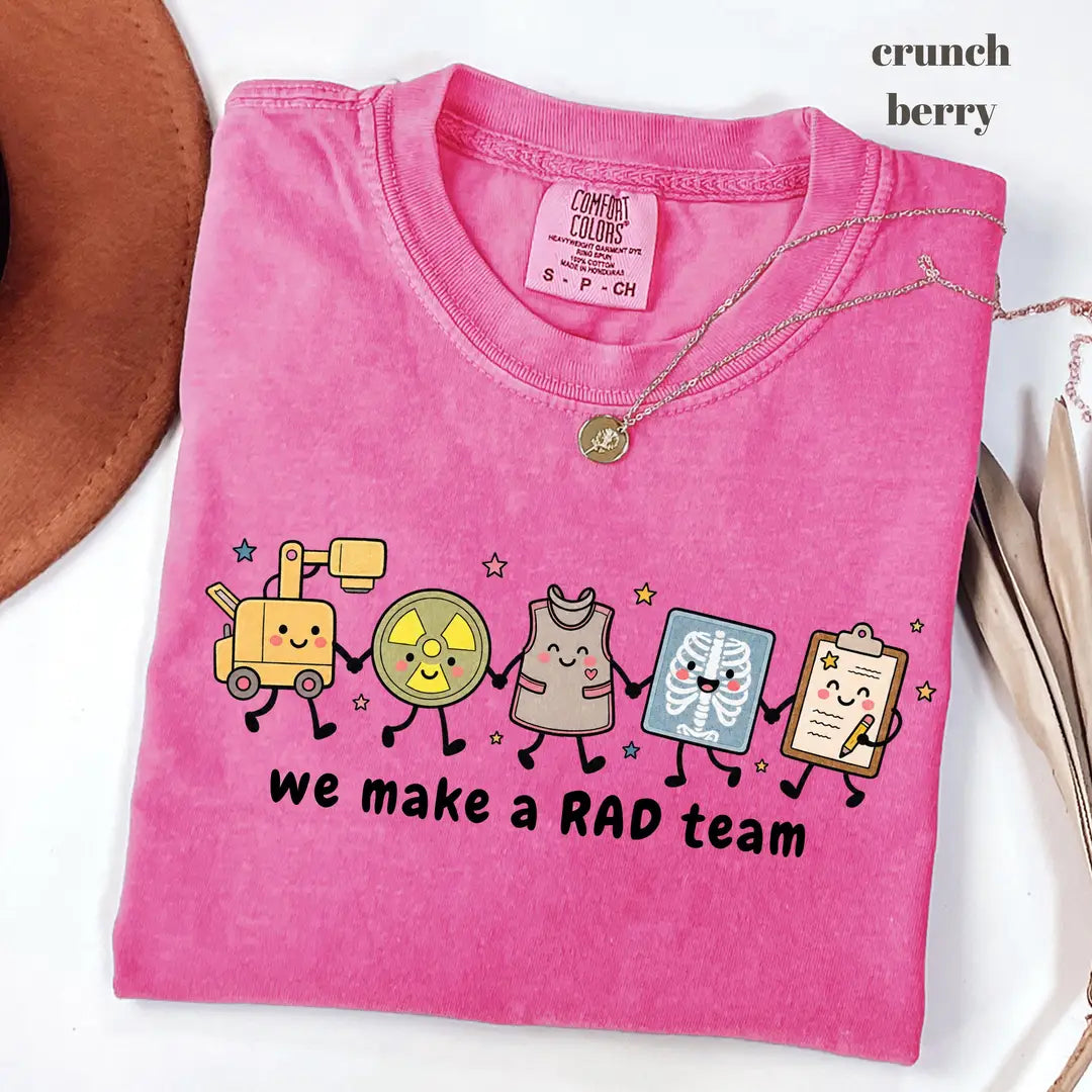 Comfort Colors 1717 T-shirt with Radiology Tech design alternate view