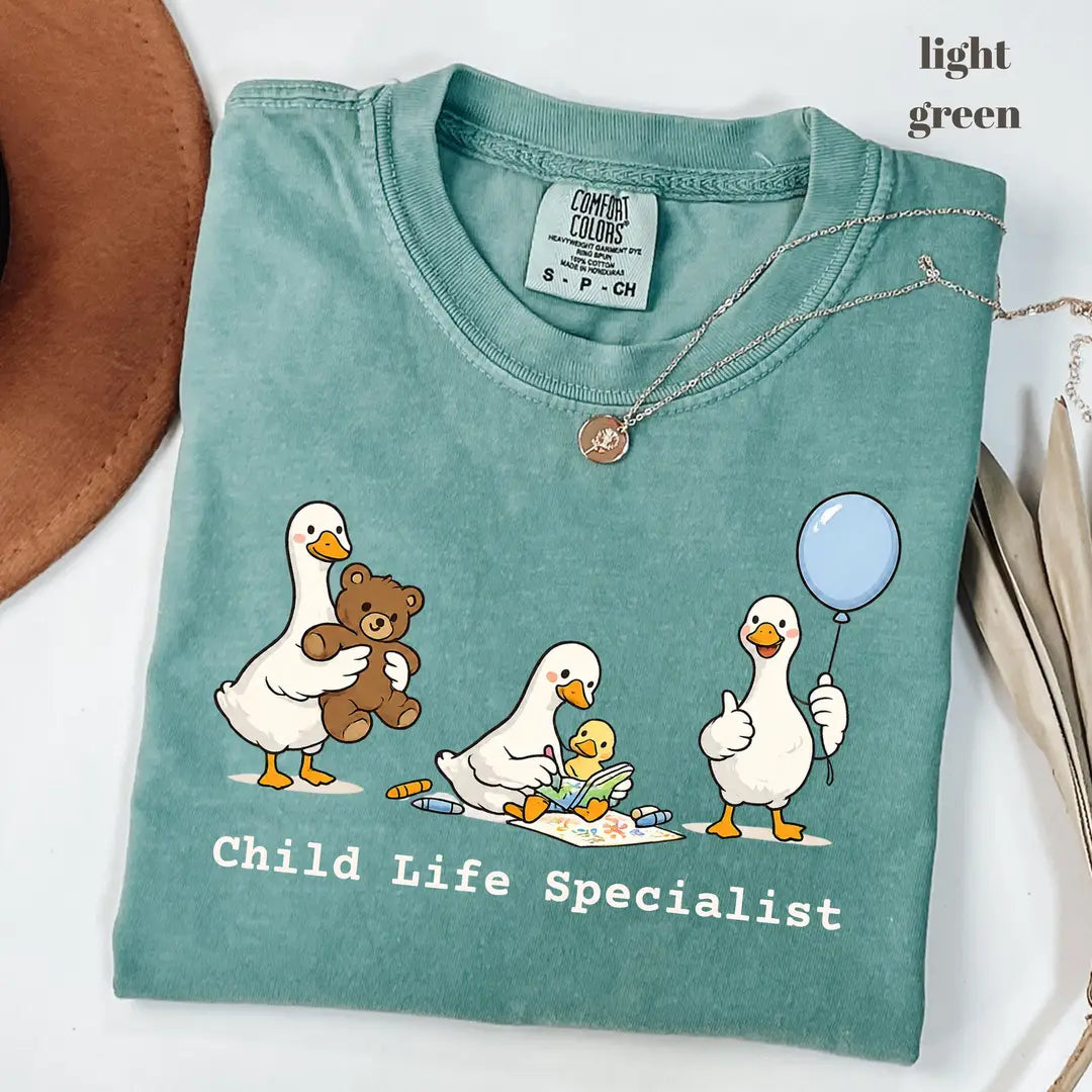 Comfort Colors 1717 T-shirt with Child Life Specialist design alternate view view 4
