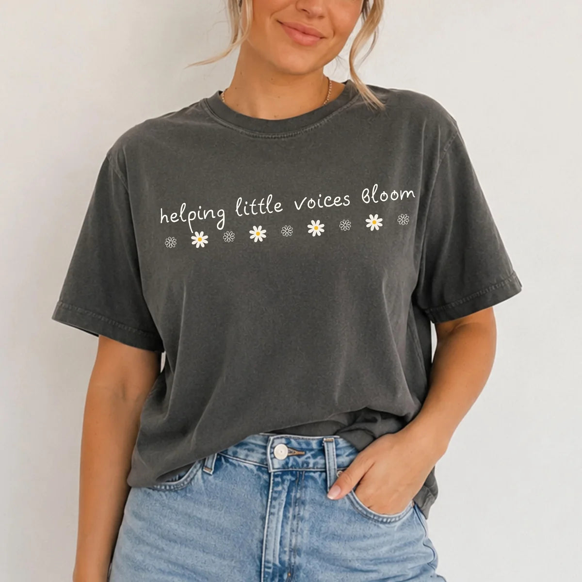Comfort Colors 1717 T-shirt with Speech Therapy design alternate view