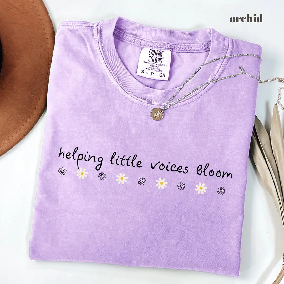 Comfort Colors 1717 T-shirt with Speech Therapy design alternate view view 2
