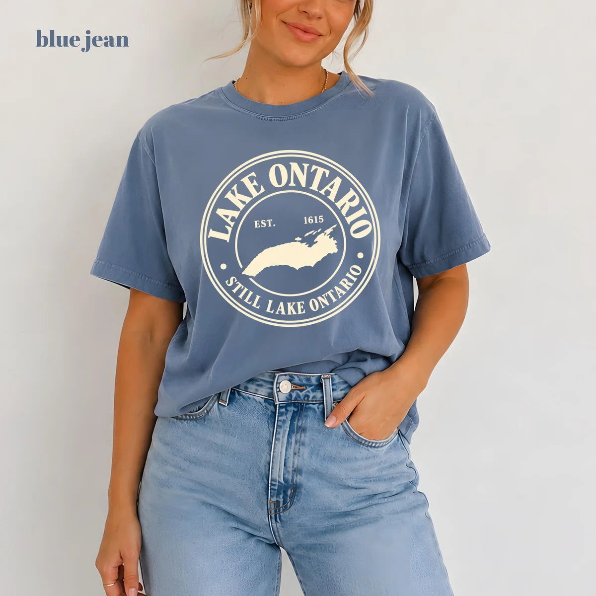 Comfort Colors 1717 T-shirt with Lake Ontario design alternate view view 3