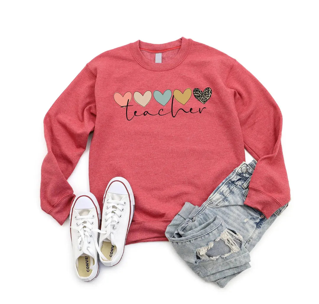 Teacher Appreciation Crewneck Sweatshirt alternate product view.