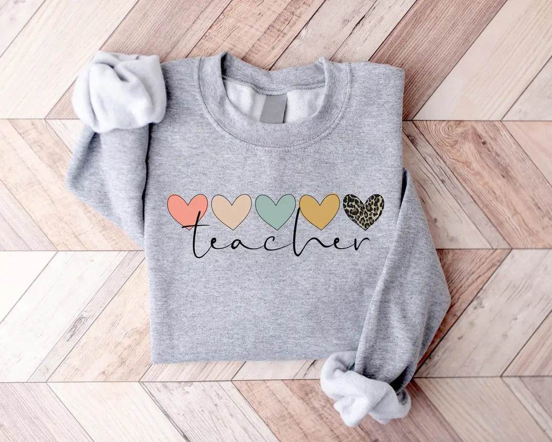 Teacher Appreciation Crewneck Sweatshirt alternate product view.