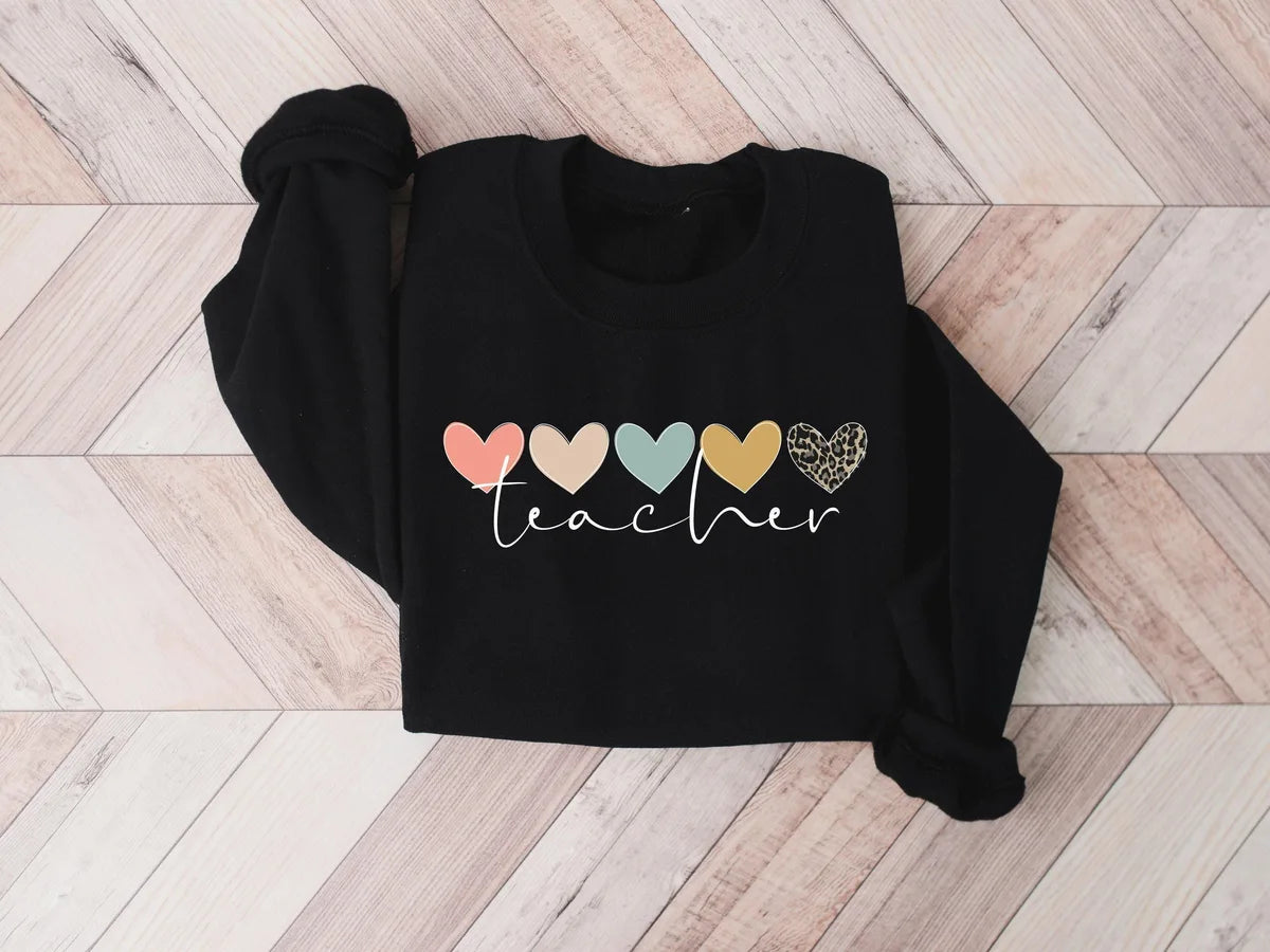Teacher Appreciation Crewneck Sweatshirt alternate product view.