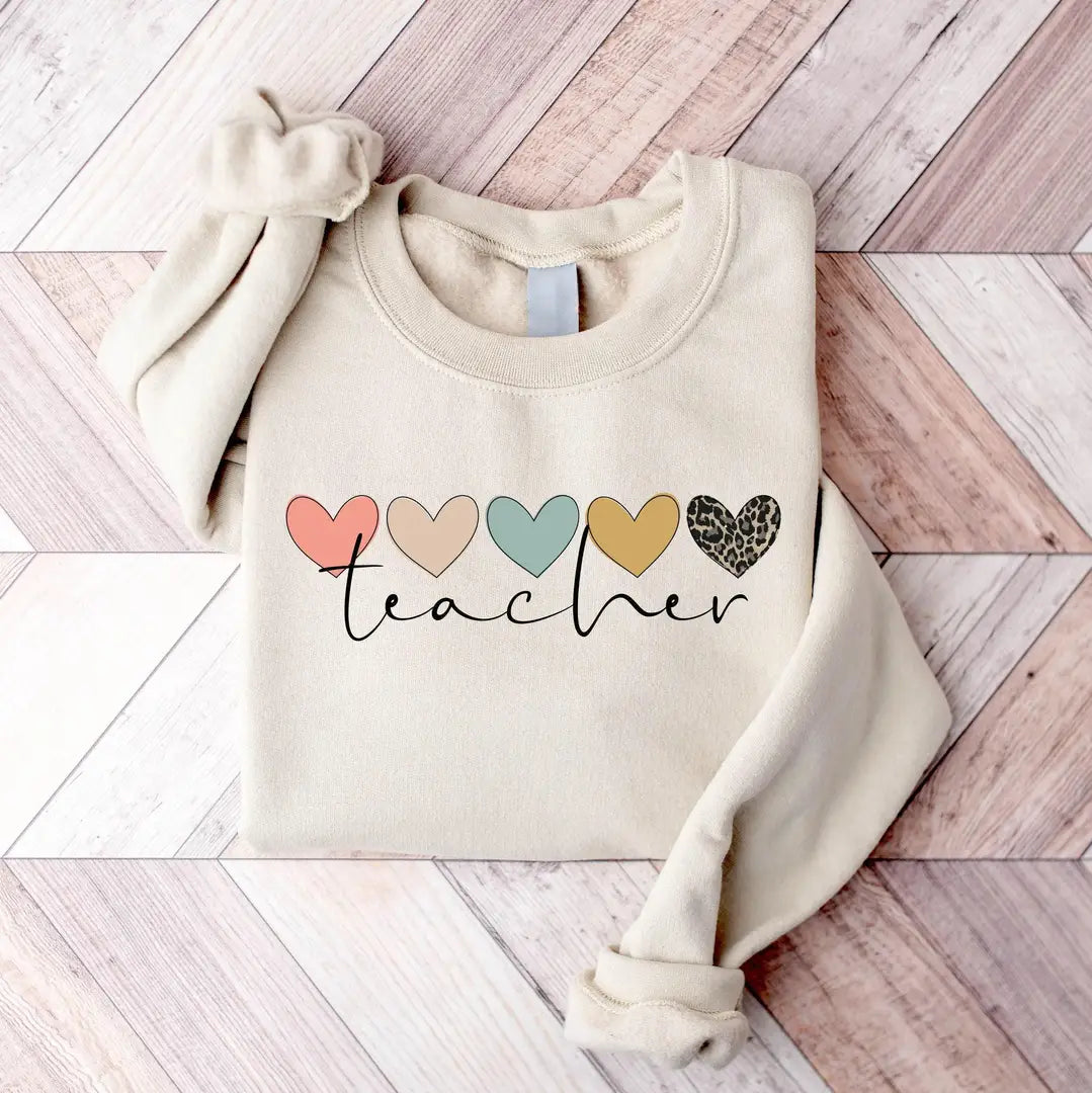Teacher Appreciation Crewneck Sweatshirt hero view.