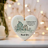 Personalized Ceramic Ornament - Thank You Message For Neighbor
