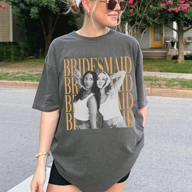 the-bride-collage-custom-photo-bachelorette-party-comfort-colors-t-shirt custom photo Comfort Colors T-Shirt model mockup preview 07
