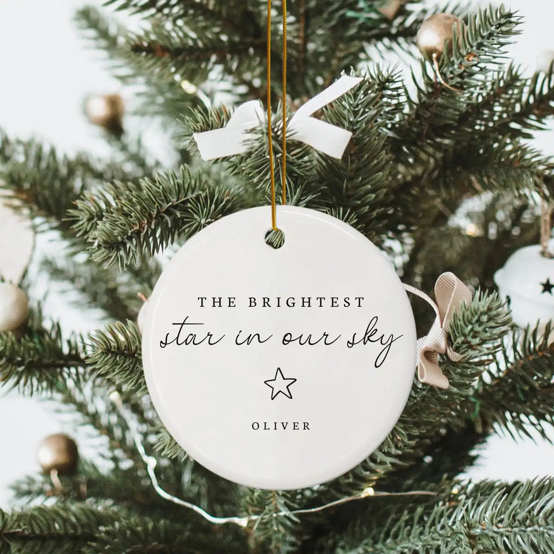 the brightest star in our sky personalized ornament lifestyle 2