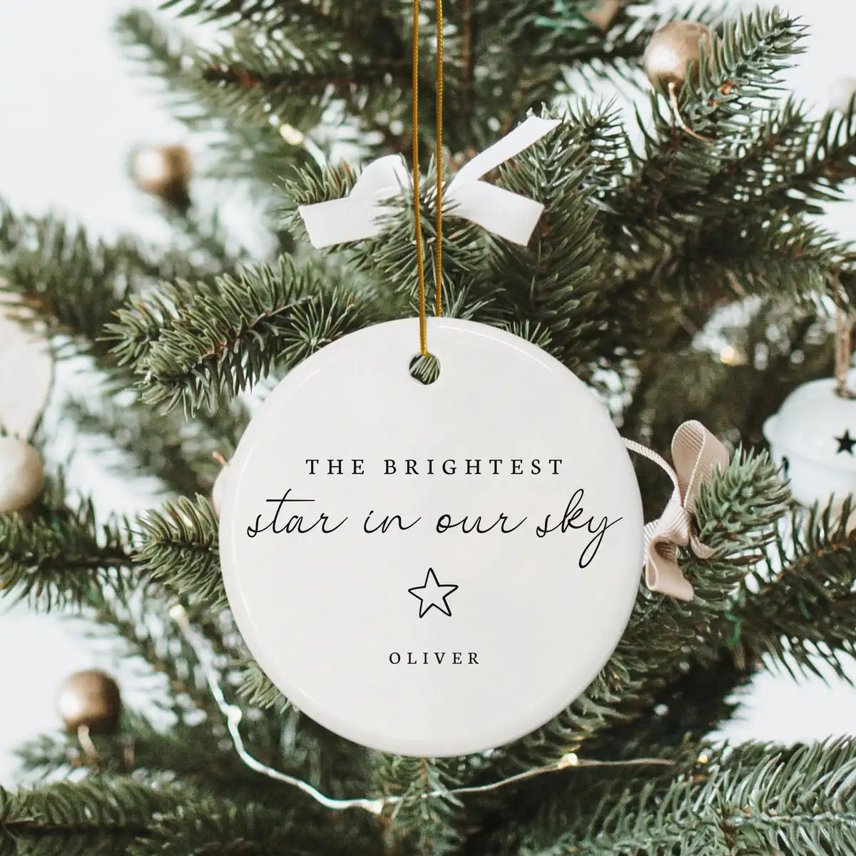 the brightest star in our sky personalized ornament lifestyle 2