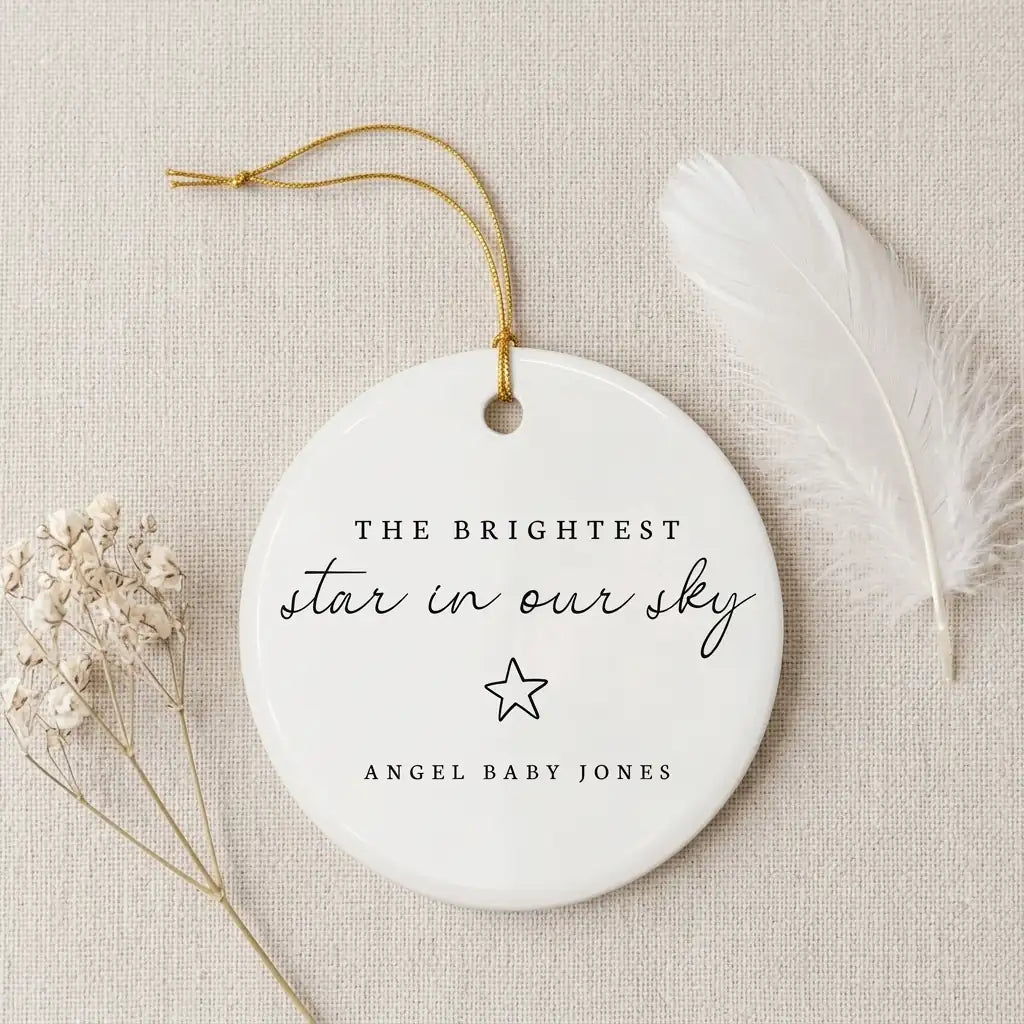 the brightest star in our sky personalized ornament lifestyle 4