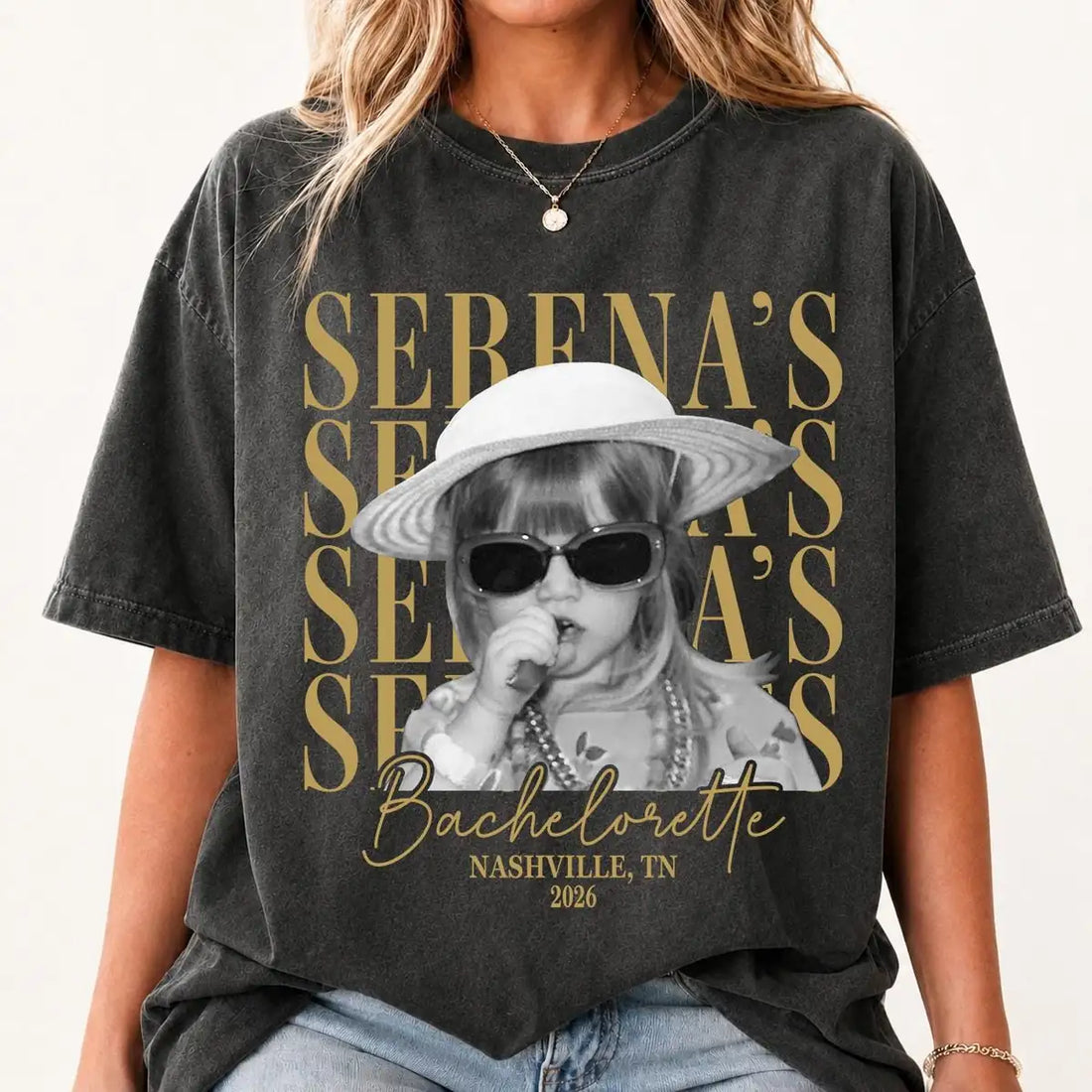 vintage-bride-bach-club-custom-photo-name-location-year-bachelorette-party-comfort-colors-t-shirt custom photo Comfort Colors T-Shirt model mockup preview 06