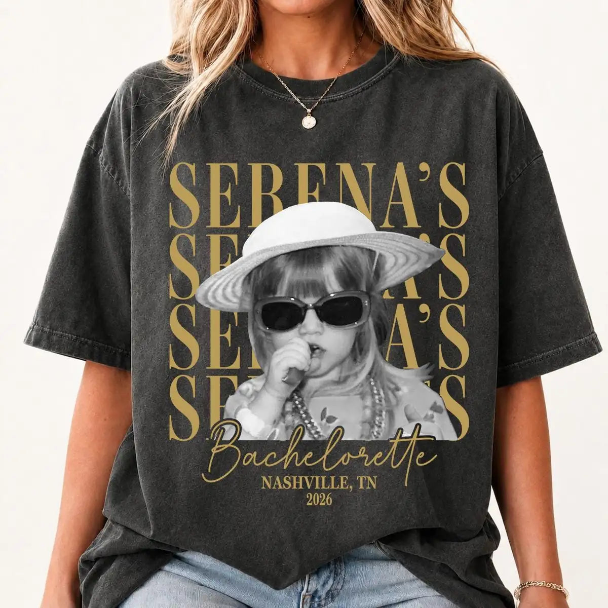 vintage-bride-bach-club-custom-photo-name-location-year-bachelorette-party-comfort-colors-t-shirt custom photo Comfort Colors T-Shirt model mockup preview 06