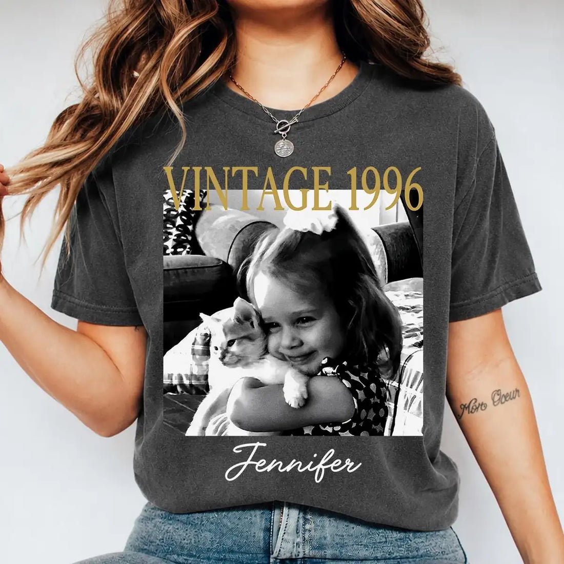 vintage-established-retro-custom-photo-name-year-birthday-party-comfort-colors-t-shirt custom photo Comfort Colors T-Shirt model mockup preview 06
