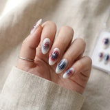 white red blue aura 4th of july almond press on nails 3d silver swirl mockup 01